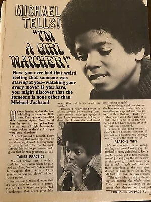 Michael Jackson The Jackson Five Two Page Vintage Clipping • $1.99