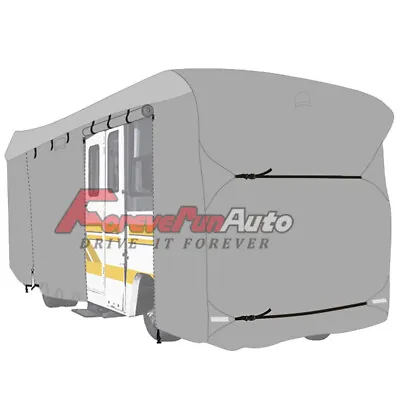 Waterproof Class A RV Motorhome Camper Storage Cover 20'-40'ft W/ Zipper • $169.98