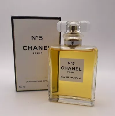 CHANEL No5 50ml EDP Spray With String Bag | Sprayed Once | Boxed • £95