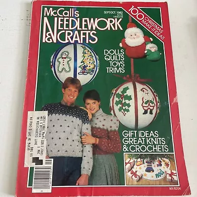McCalls Needlework & Crafts Magazine - Sept/Oct 1982 - 100 Xmas Make-It Ideas • $10
