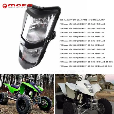 Front Headlight Assemblies For Quad ATV Kawasaki KFX400 Suzuki LTZ400 2004 2008 • $69.99