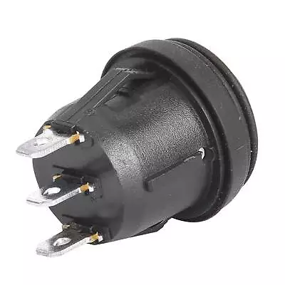 5pcs 3 Position ON/OFF/ON Black Round Rocker Switch 3 Pin 10A/125V Accessory • $10.12