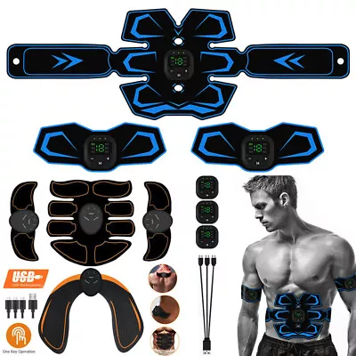 ABS Muscle Stimulator Toner Fitness Belts Exerciser EMS Abdominal Sport Trainer • $9.99