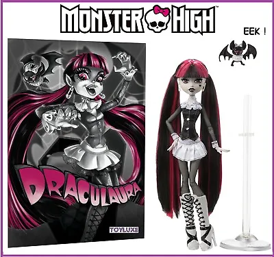 Monster High Draculaura Reel Drama Doll Pet Bat Poster Stand New 2022 Exclusive • $104.95