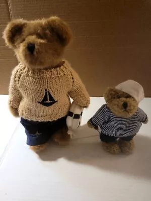 2 Nautical Bears 1- Boyds Bears Rowen Yachtley 10” -  1 Incredible Petables 6  • $22.99