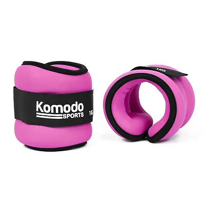 Pink Neoprene Ankle Wrist Weights Running Training Exercise Fitness Heavy Bands • £10.97