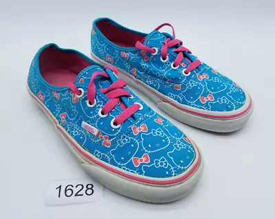 Vans X Sanrio Hello Kitty Women's Size 7 Sneakers Blue Pink *See Desc • $34.99