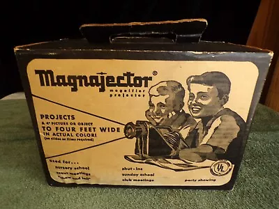 (G) 1960 Magnajector Magnifier Projector Model MJ100 In Original Box Used • $20