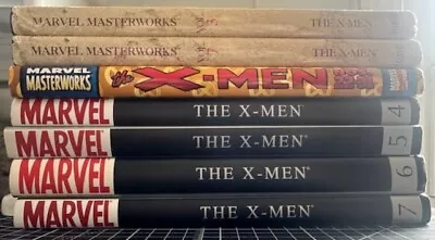 Marvel Masterworks X-Men Vol 1-7 Gold Foil Hardcovers True 1St Prints • $200