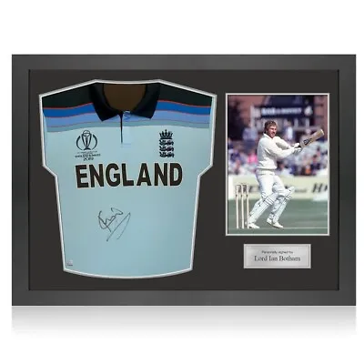 £239.99 • Buy Lord Ian Botham Signed ODI England Cricket Shirt. Icon Frame