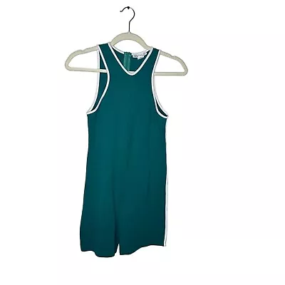 Zara Short Sleeveless Green Jumpsuit L • $20