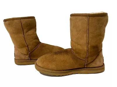 UGG Australia Women’s Boot Classic Short 5825 Size 8 Chestnut EUR 39/UK 6.5…X264 • $24