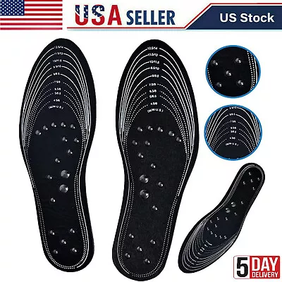 Magnetic Massage Foot Care Shoe Insoles Acupressure Physiotherapy Reflexology • $8.99