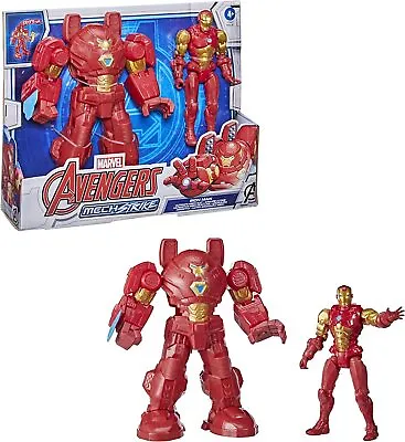 Avengers Marvel Mech Strike 8-inch Super Hero Ultimate Mech Suit Iron Man • $24.95