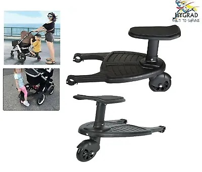 Buggy Stroller Board Attachment Toddlers Stroller And Seat Clip On To Pram Buggy • £26.90