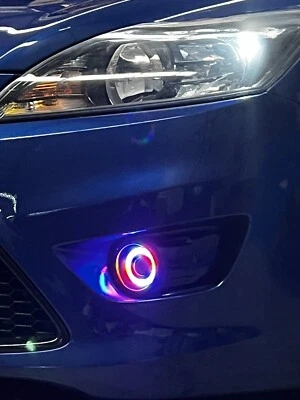 $160 • Buy Ford Focus Mk2 Led Halo Fog Lights ST Xr5 Zetec Facelift And Pre Facelift