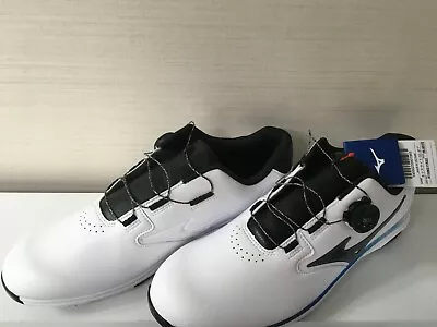 SALE MIZUNO Golf Soft Spike Shoes NEXLITE GS BOA 51GM2115 White Navy 29cm • $108.99