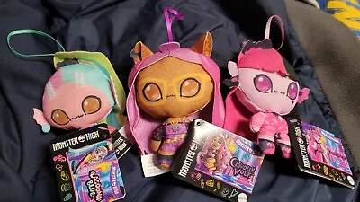 Set Of 3 Monster High Plush Dolls NWT • $21.99