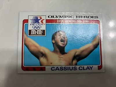 1983 M&m Olympic Heroes #7 Cassius Clay Muhammad Ali Trading Card Vintage • $19.99