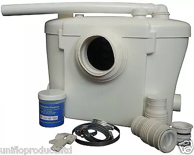 Uniflo/4s Macerator Pump 22mm DischargeSaniflo Alternative For Shower Basin/WC • £199.99