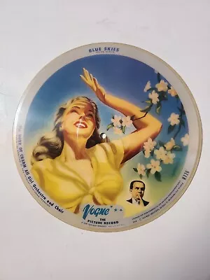 Blue Skies Hour Of Charm All Girl Orchestra Vogue Picture Record Disc Vinyl  • $32.90