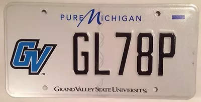 Michigan GRAND VALLEY STATE UNIVERSITY License Plate Lakers Allendale College MI • $79.99