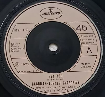 £1.09 • Buy Bachman-Turner Overdrive - Hey You - 7  Vinyl Single - 1975
