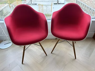 Vitra DAW Eames Upholstery Chair - Pair • £400