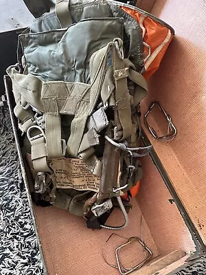 Vietnam Parachute Pack Harness Straps & Parachute • $325