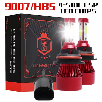 HB5 9007 LED Headlights 360000LM LED Lights Bulbs Kit High Low Beam Super Bright • $12.98