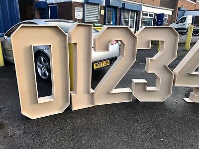 £90 • Buy Wooden Numbers MDF Letters Freestanding Large