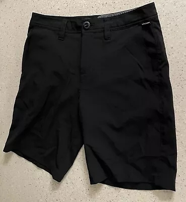 Volcom Surf & Turf Mens Chino Shorts Size 29 Black Swim Active Casual Outdoors • $14.99