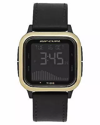 Rip Curl NEXT TIDE LEATHER SURF DIGITAL Waterproof WATCH A1141 Gold Rrp $279.99 • $229.99