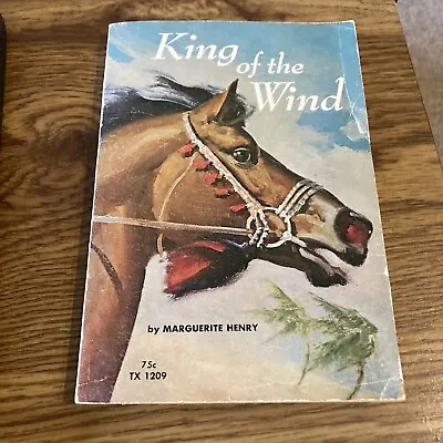 King Of The Wind By Marguerite Henry 1971 Scholastic Paperback TX 1209 • $3.99
