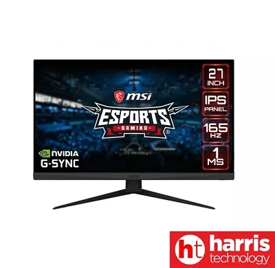 $337 • Buy (AS NEW) MSI Optix G273 27  165Hz FHD 1ms G-Sync Compatible IPS Gaming Monitor