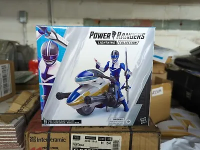 NEW Power Rangers Lightning Collection Time Force Blue Ranger And Vector Cycle 6 • $17.98