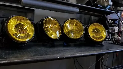 Bmw E30 M3 Yellow Hella Ellipsoid Euro Headlights Genuine  Smiley´s  • $1550