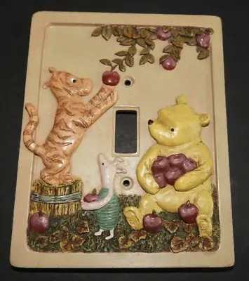 Disney Classic Winnie The Pooh Light Switch Plate Michel & Co Piglet Tigger • $24