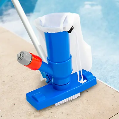 £14.95 • Buy Swimming Pool Jet Vac Cleaner Hoover Brush Hot Tub Spa Water Cleaning Vacuum Net