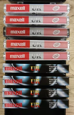 9 MAXELL BLANK CASSETTES C90 • £13.75