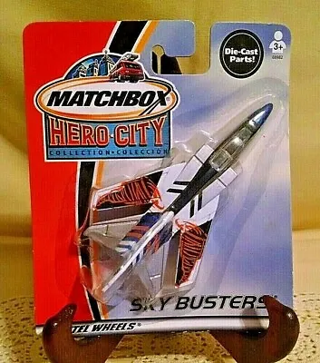 Matchbox Hero City Sky Busters Tornado Black White Orange Tsb22 2002 New Mattel. • $13.99