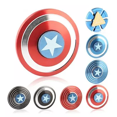Avenger Fidget Spinner Toys Iron Man Hulk Captain America Alloy Gyro Spinners AU • $9.99
