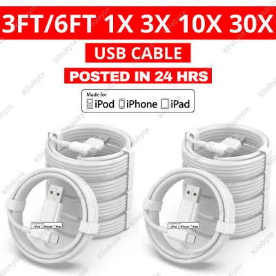 $2.99 • Buy For Apple IPhone 13 12 11 Pro Max XR 8 USB Cable Fast Charger Long Data Cord Lot