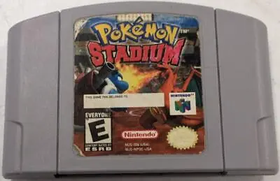 Pokemon Stadium - N64 Game- Acceptable • $28.49