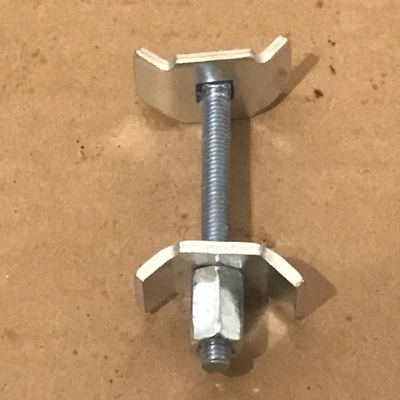 £8 • Buy 10 Kitchen 65mm Worktop Connector Bolts Joining Joint Butterfly Clamps
