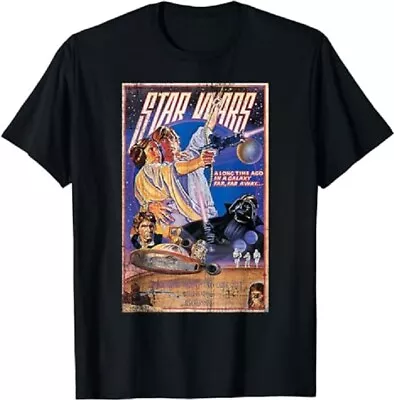 St.ar War.s Clas.sic Vinta.ge Movie Post.er Disne.y+ T-Shirt • $21.99
