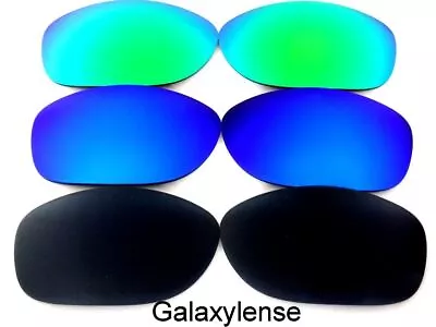$19.98 • Buy Galaxy Replacement Lenses For Oakley Pit Bull Black&Blue&Green Polarized 3Pairs