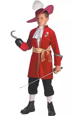 Disney Peter Pan Captain Hook Child Toddler Boys Pirate Licensed Costume • $48.99