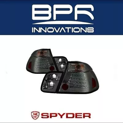 Spyder Auto Smoke Tail Lights Fits 02-05 BMW E46 3-Series 4Dr - 5015068 • $255.34