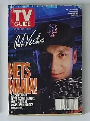 TV Guide Magazine September 25 1999 Robin Ventura New York Metro Ed. No Label • $14.95